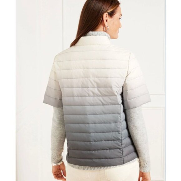 NWT Quilted Down Puffer Ombre Jacket  Size XL - Picture 3 of 12